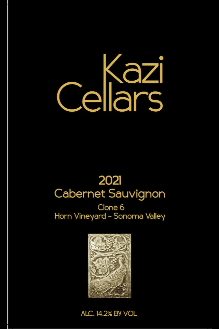 2021 Kazi Cellars Clone 6 Sonoma Valley Cabernet Sauvignon